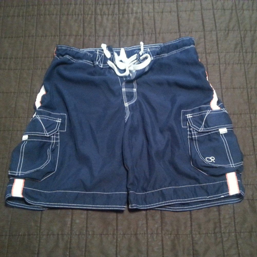 OP  Ocean Pacific Surf Swim Board shorts trunks